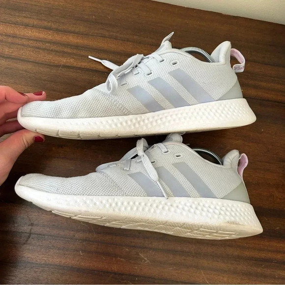 Adidas PureMotion Running Shoe Cloud Foam Grey Size 11 - Picture 5 of 11